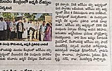 Zeitungsausschnitt scharf